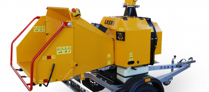 Výkonný štěpkovač na benzín a s brzděným podvozkem (25 HP) LS 160 PB2 Economy (RATO)